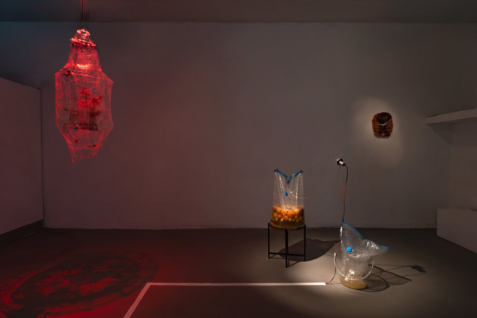 Suspended form and vessels